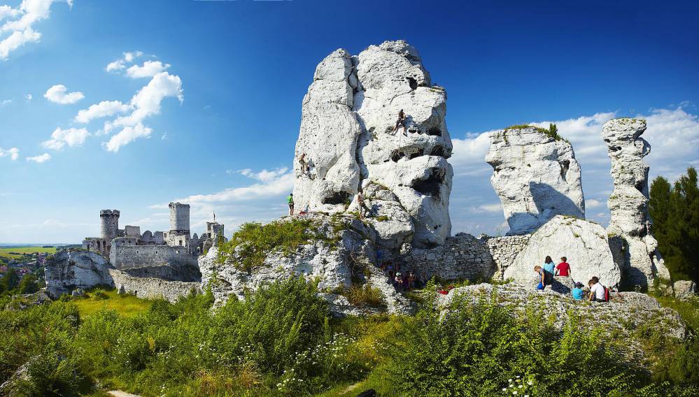 Skalne Miasto w Podzamczu